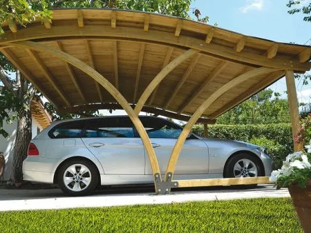Les types et les styles de carport, préau et auvent