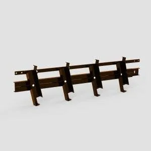 Mécanisme SUNDIY XL 27 mm en ALUMINIUM coloris Gris Anthracite RAL 8011 pour lames orientables pour pergola bioclimatique
