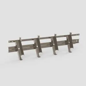 Mécanisme SUNDIY XL 27 mm en ALUMINIUM coloris Gris beige RAL 7006 pour lames orientables pour pergola bioclimatique