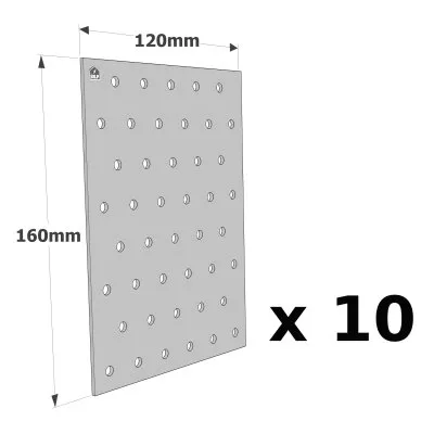 Plaques Perforées - Réf. NP20/120/160_10