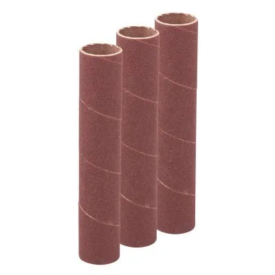 Lot de 3 manchons de ponçage de 140mm - D19mm, grains 60 - Réf. 277224