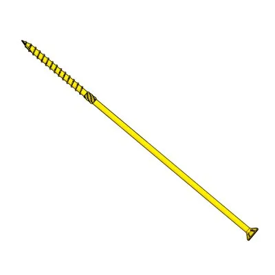 Vis à bois structurelle - tête fraisée - filetage partiel - SWC8.0X300 - Réf. 75363