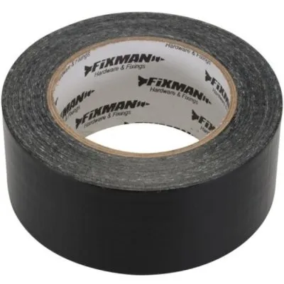 Adhésif toilé ultrarobuste noir - Réf. 190160