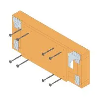 Dimension des blocs de renforts bois