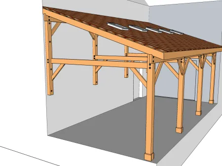 Le poteau muralière