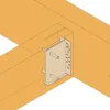 Assemblage solive sur poutre par broches