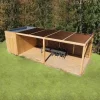 Pool house et pergola bioclimatique avec les kits de lames orientables SUNDIY RAL 8011