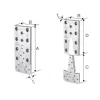 Vis HECO MULTI-MONTI-PLUS SS - tête hexagonale avec embase - zingué blanc - D7,5 x L100 - Réf. 49817