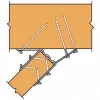 Vis HECO MULTI-MONTI tête hexagonale D20 x L130 - Réf. 23025